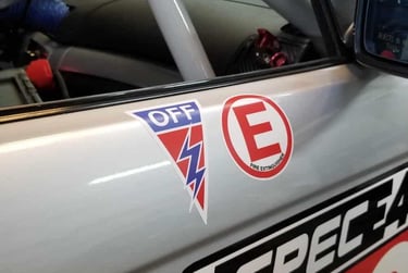 Sanctioned racecar stickers NASA Member Benefits Motorsports Gear
