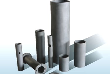 Silicon Carbide Lined Spools, Alumina tiled Spool Supplier - Straights, Elbows, Reducers, Tees