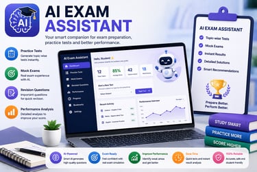 AI Exam Assistant for test preparation and assessments