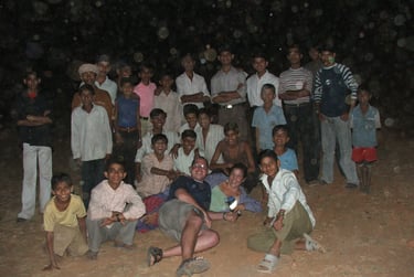 Village photo shoot with me and Valerie