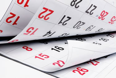 Calendar date planner