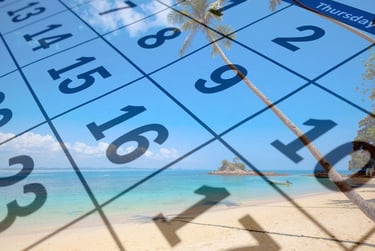 Holiday calendar planner