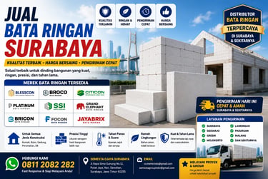 Jual bata ringan surabaya