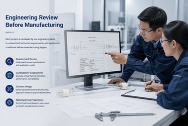 Engineering review process for OEM-compatible UV lamp manufacturing and compatibility assessment