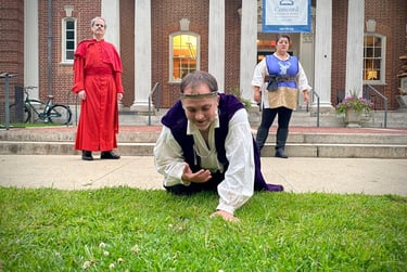Cast members of Pericles, The World's a Stage Players (2022)
