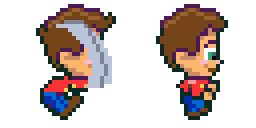 character throwing an object