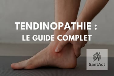 Un coureur s'est blessé, il va faire soigner sa tendinopathie par lachaume julien ostéopathe et kiné
