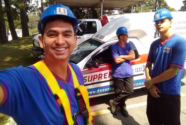 técnicos de desentupimento