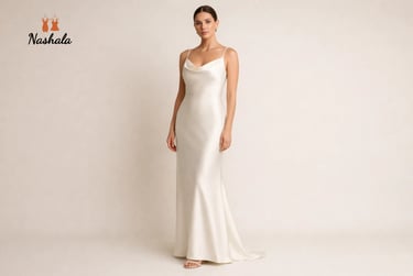 minimalist designer gown