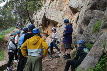 Students developing teamwork, leadership, and outdoor skills through hands on experiences.