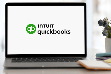 Laptop with Quickbooks Online
