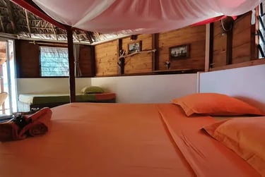 Bungalow avec terrasse à l’Ocean Lodge à la Baie de Sakalava à Diego-Suarez Madagascar