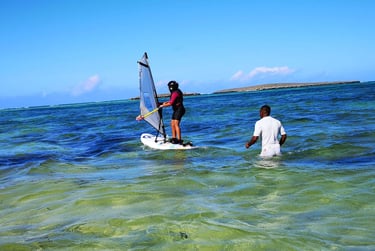 Ocean Lodge Sakalava windsurfing kids
