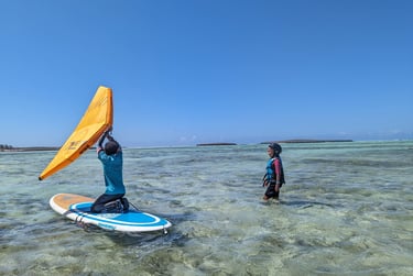 wingfoiling kids sakalava bay Madagascar