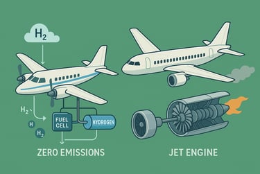 Zero Emission jet engine