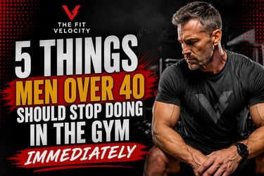 5 things men over 40 should stop doing in the gym