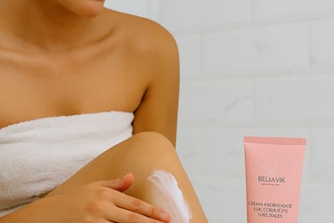 a woman in a towel wrapped in a towel
