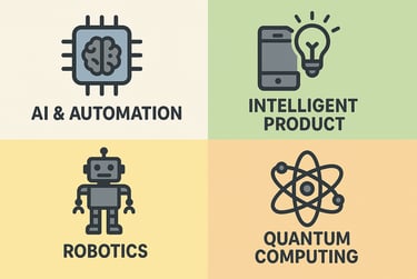 Technology trends in After-sales service: AI & Automation, Intelligent Product, Robotics, Digital Tw