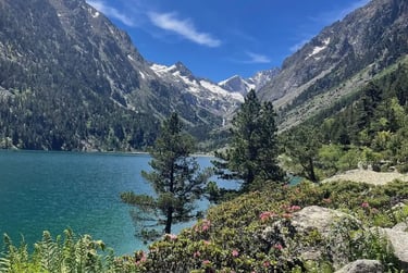 le lac de gaube hors saison à Cauterets accessible depuis la Grange russell