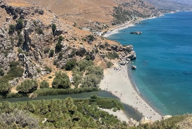 a beach with a view of a beach