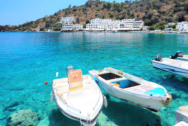 a number of boats in a body of water