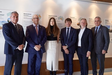 Ein Gruppenbild der Vertreter der australischen Bundesstaaten.