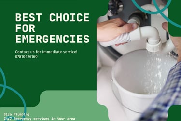 Burst pipe and toilet leak repair service