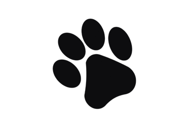 a dog paw print of a paw print of a paw print of a paw print