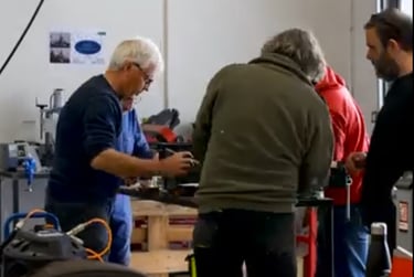 cours initation fonderie stagiaire - Mikacreations