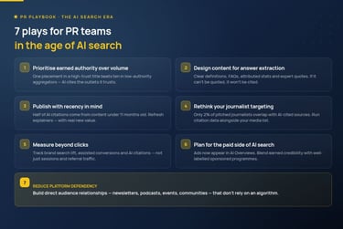 Rob Phillimore PR Insights blog image: 7 plays for PR teams in the age of AI search
