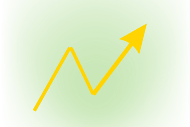 Ícone que significa crescimento