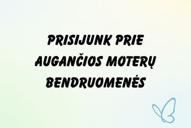 Prisijunk prie bendruomenės