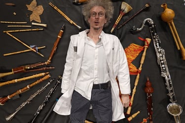 Conférence les clarinettes Raphaël Vuillard et sa collection d'instruments