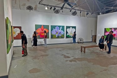 Christine Knize, Luxury museum-scale Botanical Art, 621 Gallery, Tallahassee