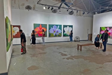 Christine Knize, Luxury museum-scale Botanical Art, 621 Gallery, Tallahassee