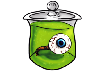eyeball in a jar