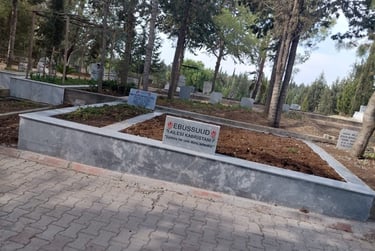 Granit mezar taşı örneği