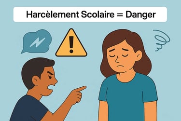 harcèlement scolaire,, au travail, impact psychologique, sante mentale, recherche sante