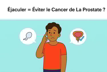 Homme pensif illustrant le lien entre éjaculation et santé de la prostate