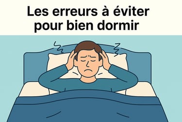 les érreurs à éviter pour bien dormir recherchesante 