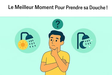 meilleur moment pour prendre sa douche, recherche sante