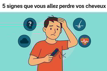 signes perte de cheveux, alopécie, bien etre, chute de cheveux, recherche sante