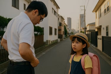 白いシャツを着た眼鏡の男が児童の前で公然わいせつをしているイメージ画像｜堺市のニュースならサカイタイムズ
