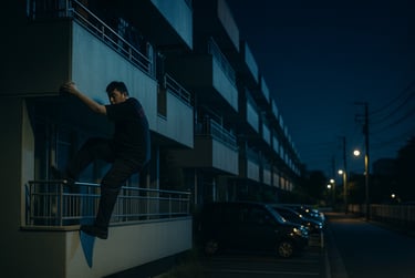 ベランダから逃げる不審者を目撃した場面のイメージ画像｜堺市のニュースならサカイタイムズ