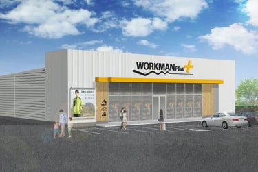WORKMAN Plus堺鳳店の完成イメージ外観｜堺市のニュースならサカイタイムズ