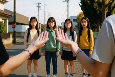 女児に声をかける不審者のイメージ画像｜堺市のニュースならサカイタイムズ