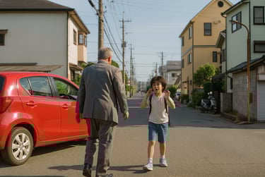 赤い車の不審者「ちょっとこっちきて」と児童に声かけ