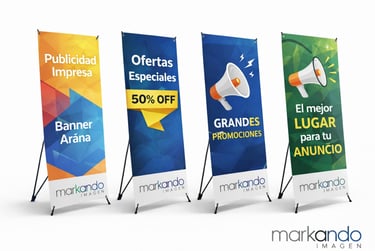 banner tipo araña en México