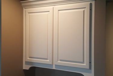American Painting Specialist Fort Wayne, Indiana. Existing Kitchen Cabinetry Repainted.