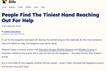 People Find the Tiniest Hand Reaching Out For Help